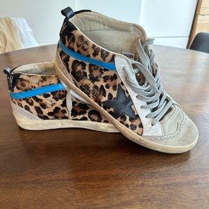 Golden Goose Haircalf Hightop Sneakers, Size 40